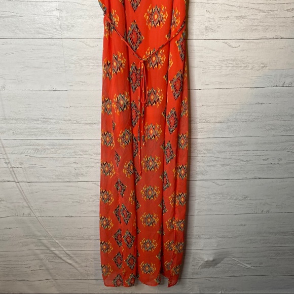 Ezra NWT tribal print maxi dress - Picture 2 of 9